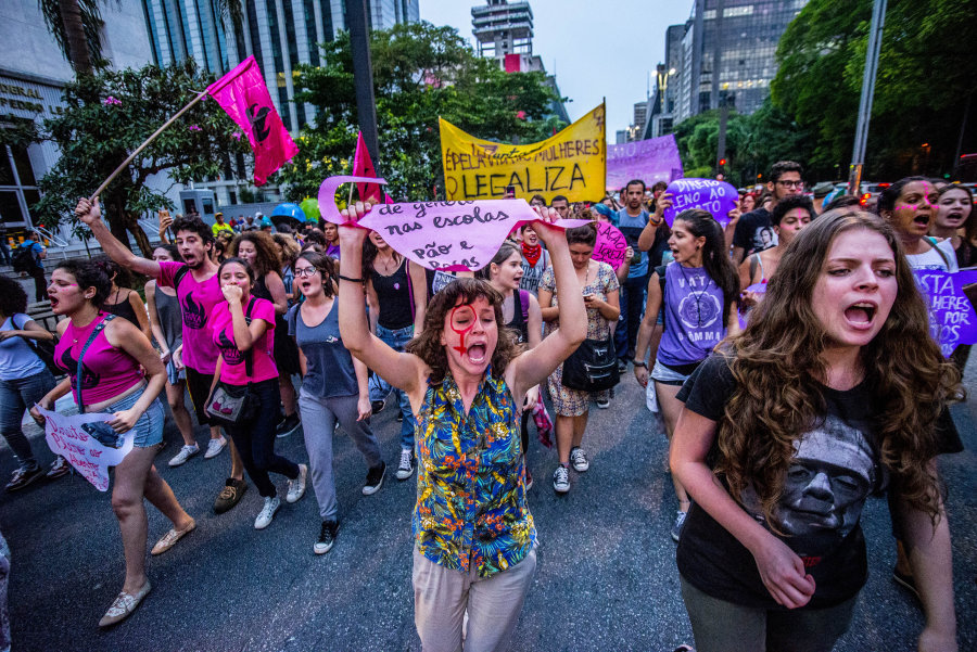 Demonstration To Legalize Abortion