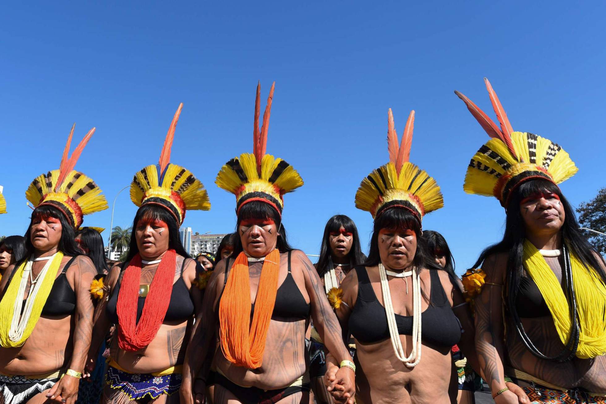 mulheres indigenas – credito EVARISTO SA AFP
