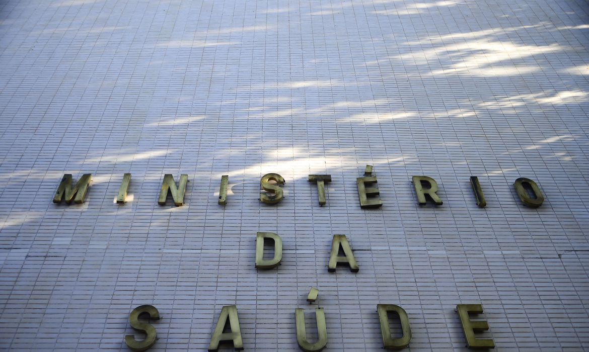 Fachada do Ministério da Saúde na Esplanada dos Ministérios