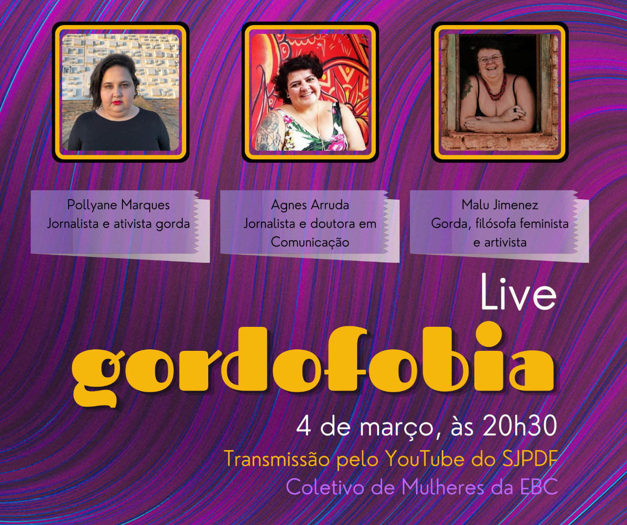 Live sobre gordofobia