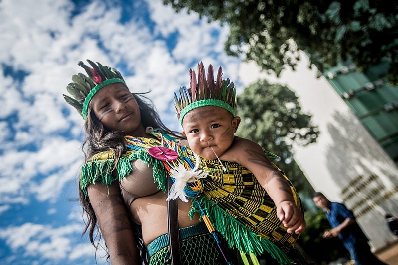 Foto Mateus Alves Brasil de Fato mãe indígena