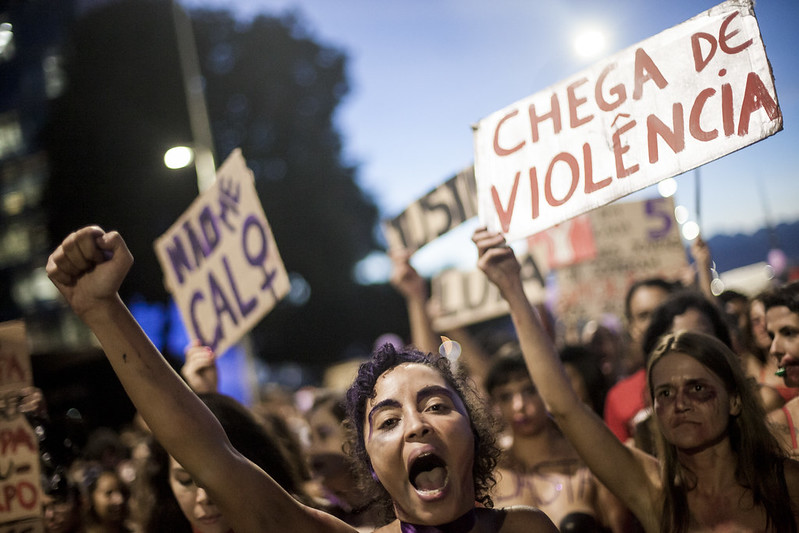 Dia Internacional da Mulher Brasília DF Foto Mídia Ninja