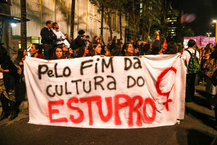Pelo fim da cultura do estupro – crédito Paulo Pinto – AGPT