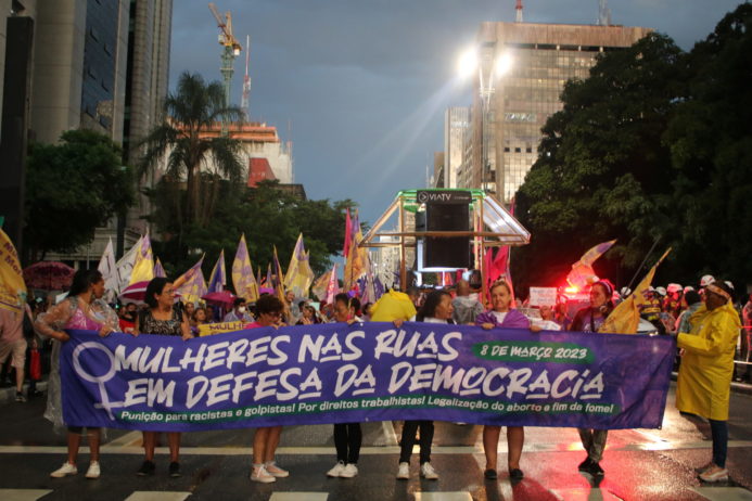 Ato 8M Avenida Paulista Março2023 Foto: Juliana Vieira