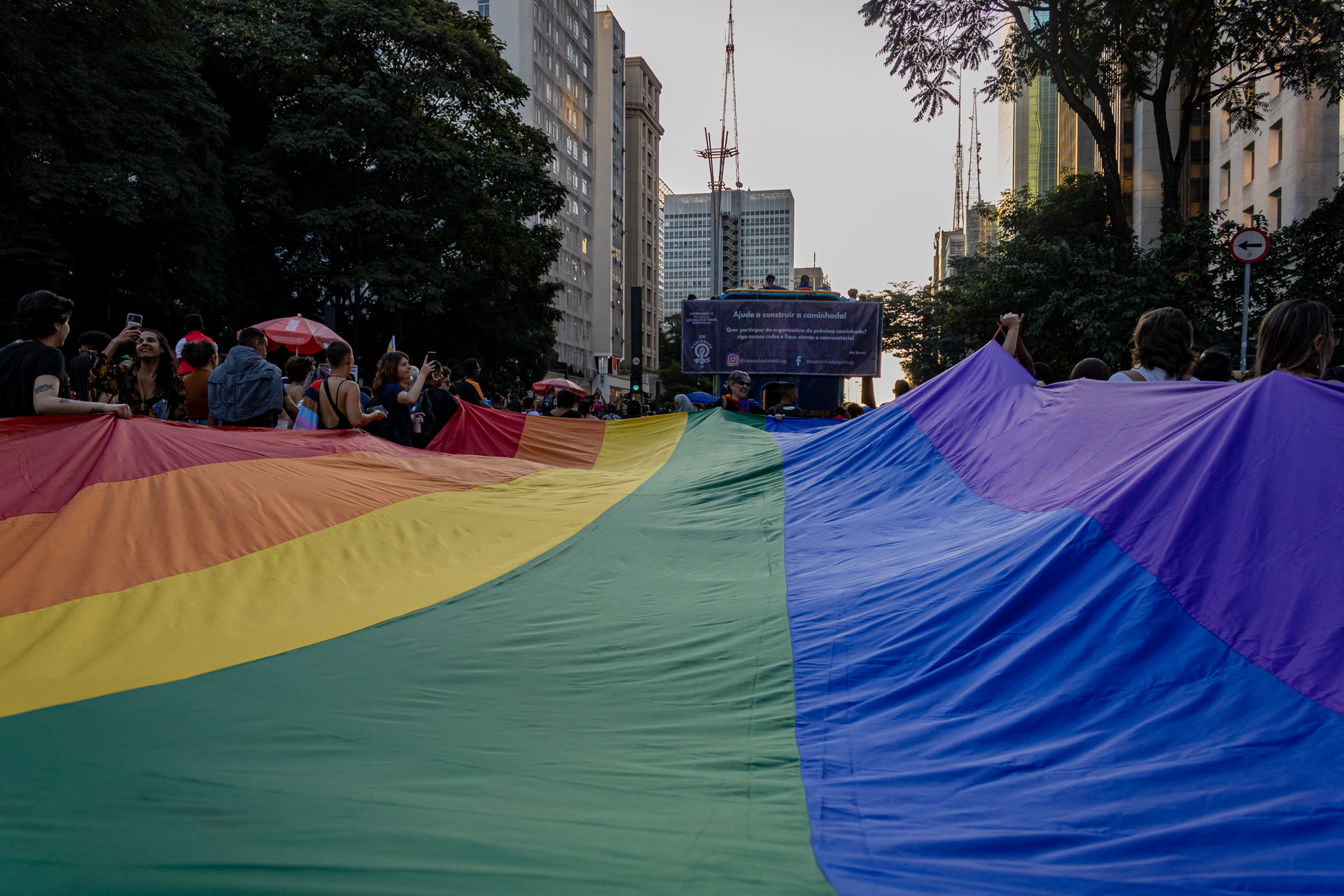Parada do orgulho LGBTQIAP+. Foto: Beatriz Keiko/Mídia Ninja