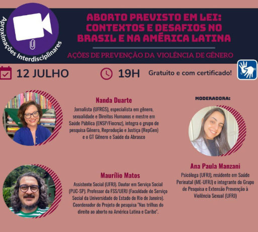 webinário aborto no Brasil e América Latina