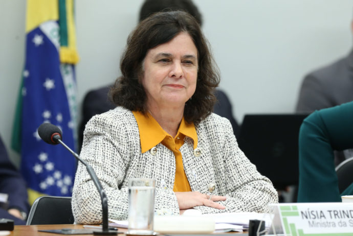 Ministra da Saúde, Nísia Trindade, durante audiência pública na comissão de Fiscalização Financeira e Controle da Câmara. Foto Lula Marques/ Agência Brasil