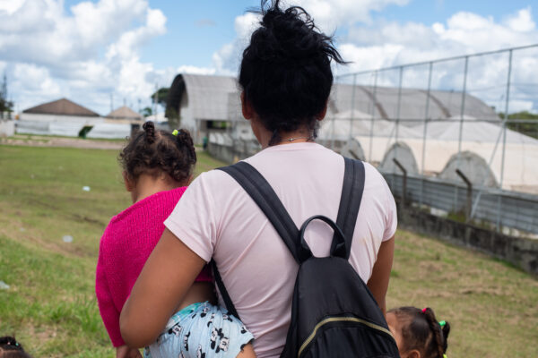 Imigrantes venezuelanas ouvidas pela reportagem em Roraima têm pelo menos dois filhos. Foto Katarine Almeida/Gênero e Número