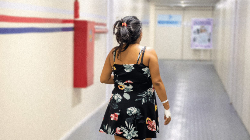 Corredor da única maternidade autorizada a realizar aborto em Boa Vista (RR). Foto: Katarine Almeida/Gênero e Número