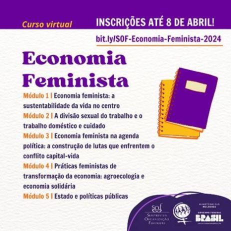 Curso online Economia Feminista SOF e MMM – 28032024