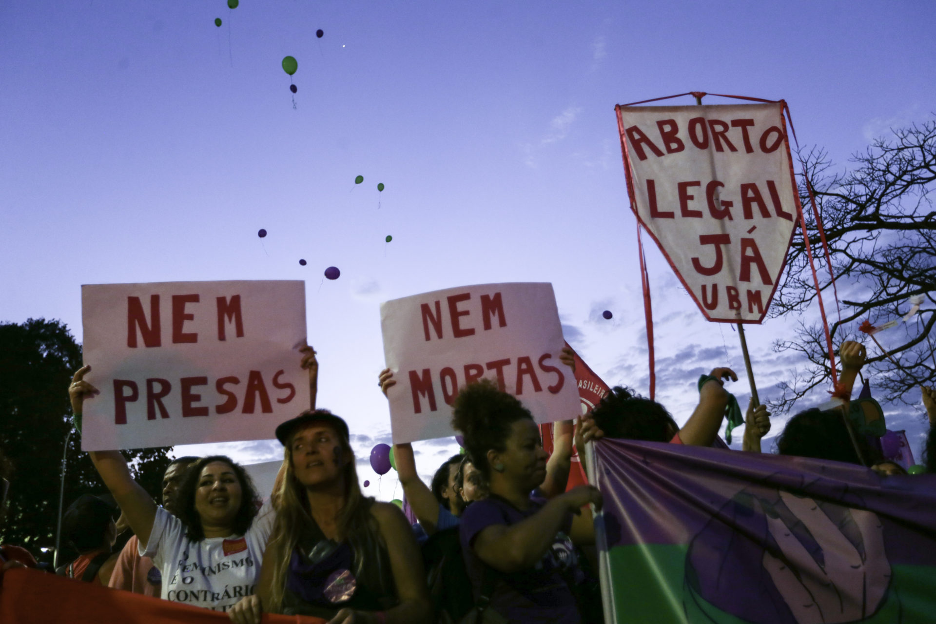 Ato em defesa da descriminalização do aborto