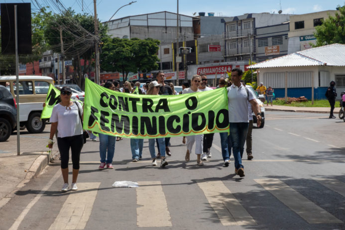 Brasília(DF), 09/03/2024 – Instituto Elas por Elas, promove a “Marcha pela paz e contra o feminicídio”, na cidade do Paranoá no Distrito Federal. Foto:Wilson Dias/Agência Brasil