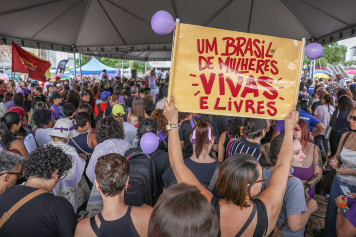 Ato contra Feminicídio