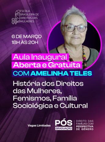 aula inaugural com amelinha teles