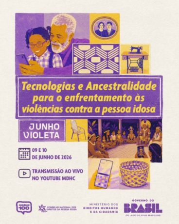 encontro online sobre tecnologias e ancestralidade para o enfrentamento as violencias contra a pessoa idosa