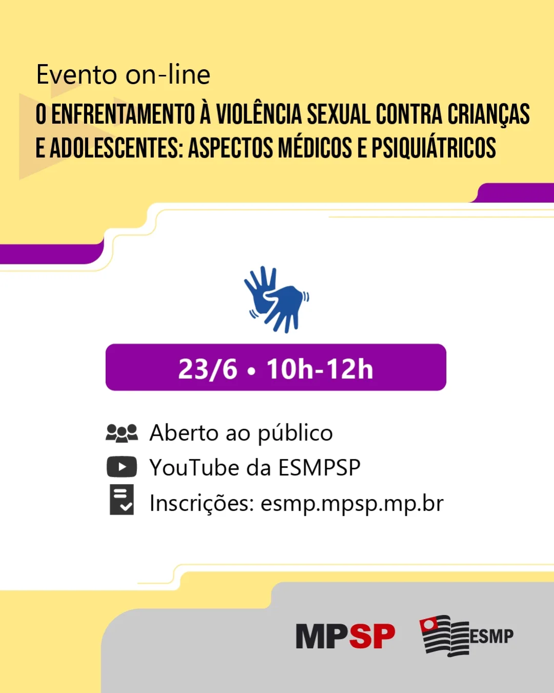 enfrentamento violencia sexual contra crianças evento ESMPSP