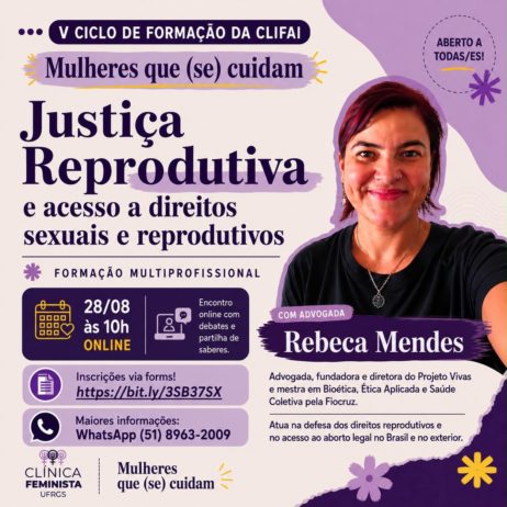 V ciclo de formacao da CLIFA mulheres que se cuidam