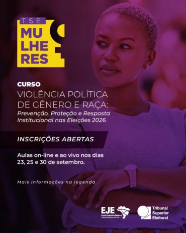curso violencia politica de genero e raca TSE