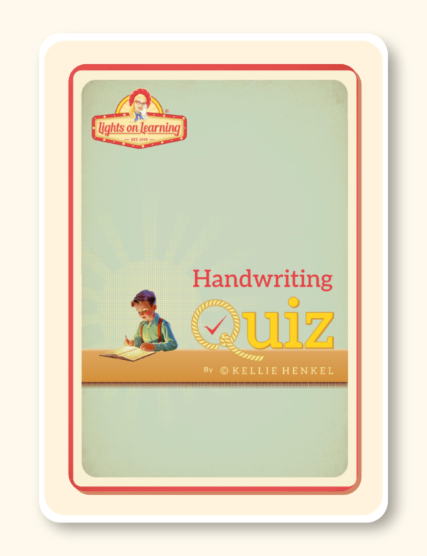 Handwriting Quiz