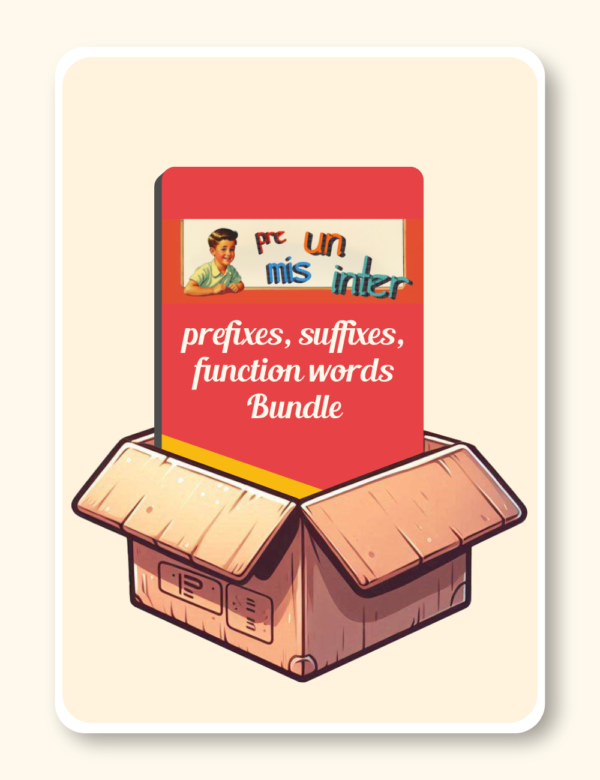 Prefixes, Suffixes, Function Words Bundle