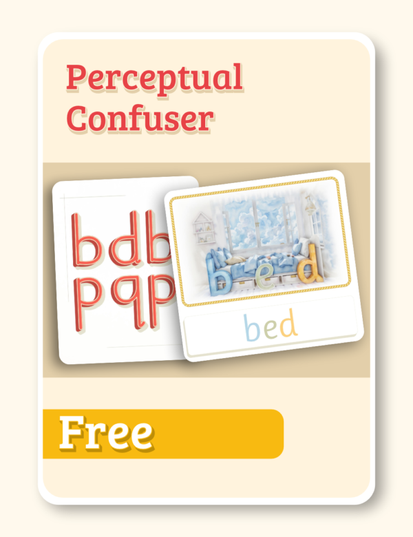 FREEBIE perceptual confuser b d