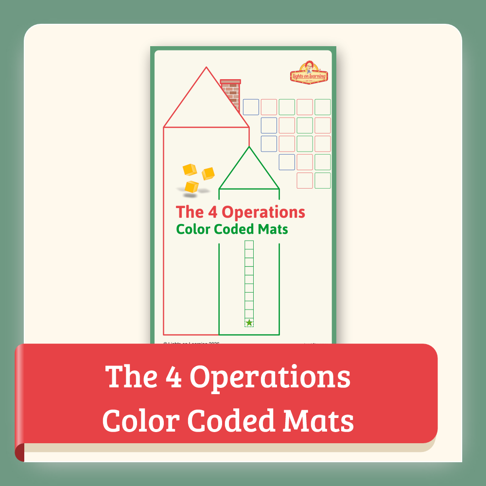 The 4 Operations Color Coded Mats