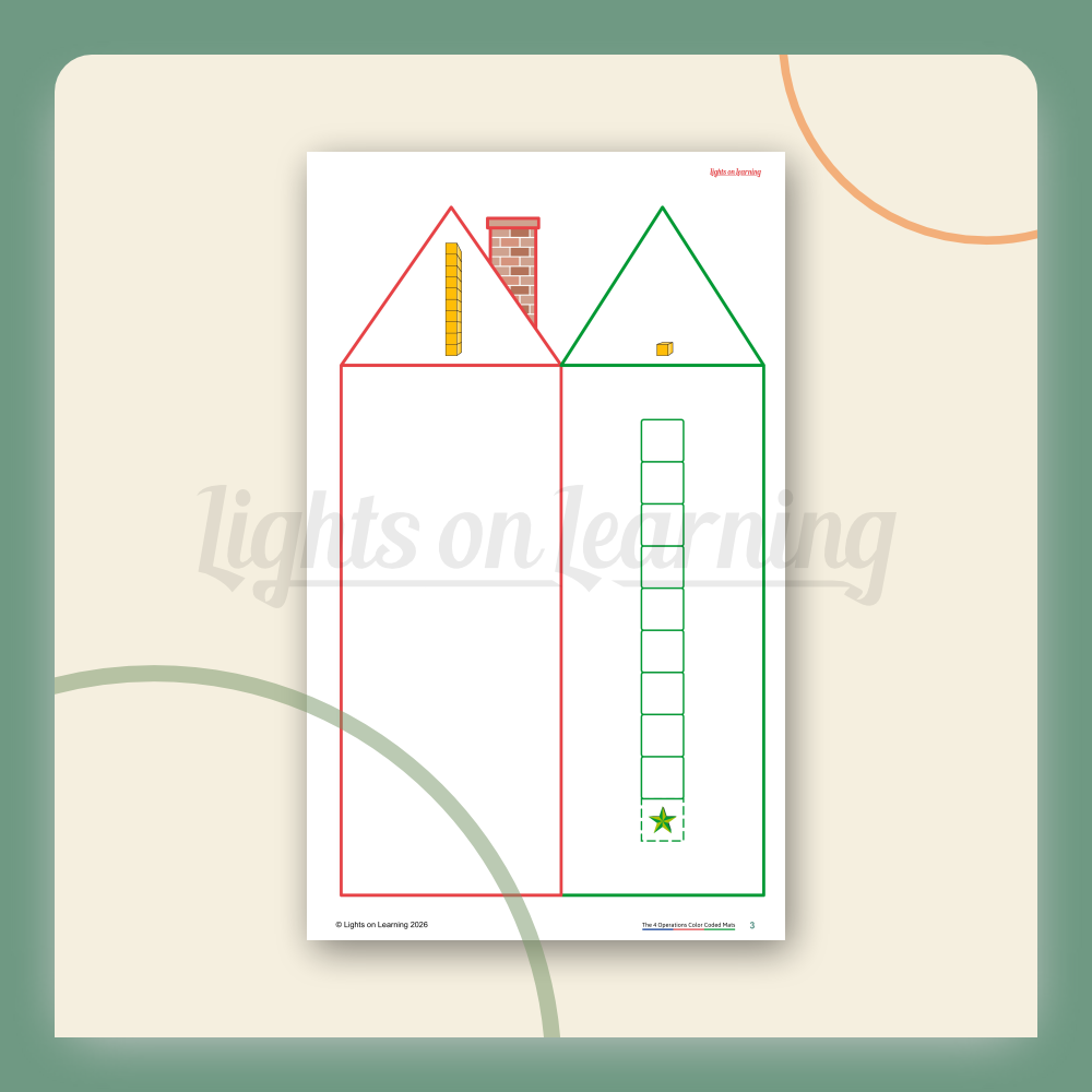 The 4 Operations Color Coded Mats - Image 4