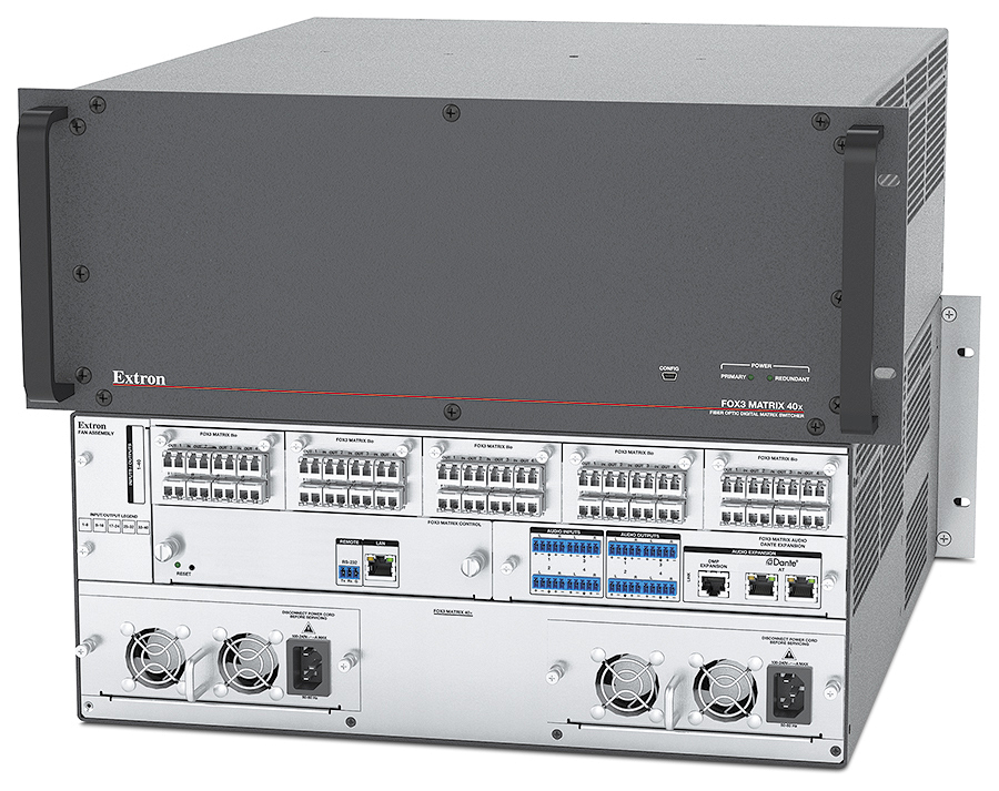 Extron - FOX3 40x , with Dante AV Networking by Audinate