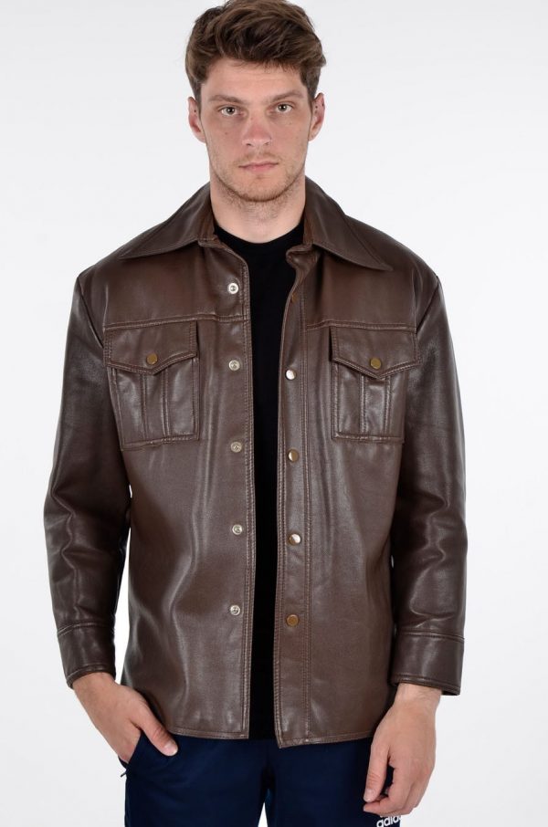 Men's vintage leather jacket