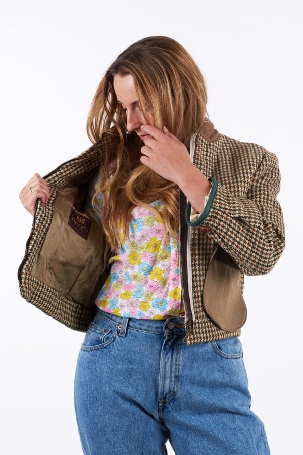 Women's vintage Harris tweed jacket