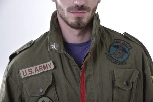 Men's vintage military jacket