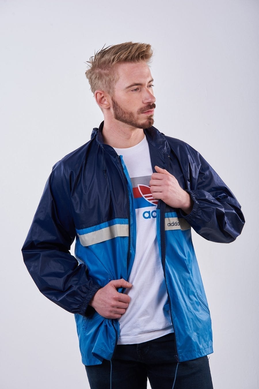 Adidas Windbreaker Jacket | Size M - Brick Vintage