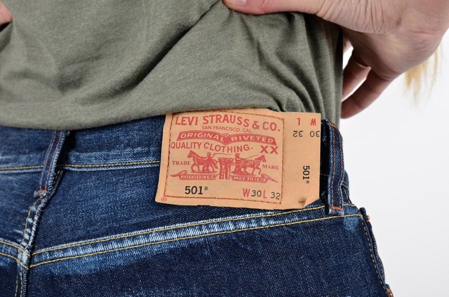 Vintage Levis 501 Denim Shorts | Size 12 - Brick Vintage