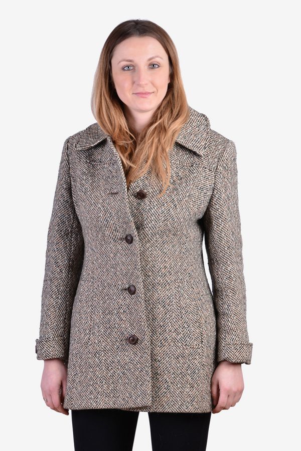 Women's 1960's tweed coat