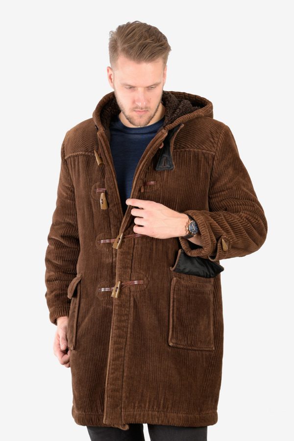 Vintage corduroy duffle coat