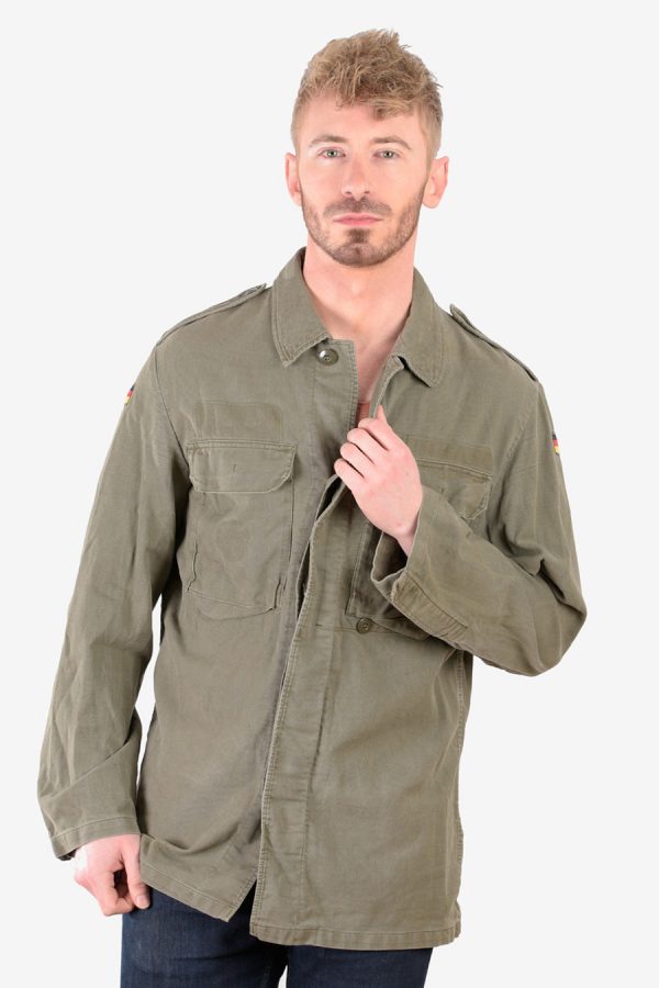 Vintage German moleskin military jacket