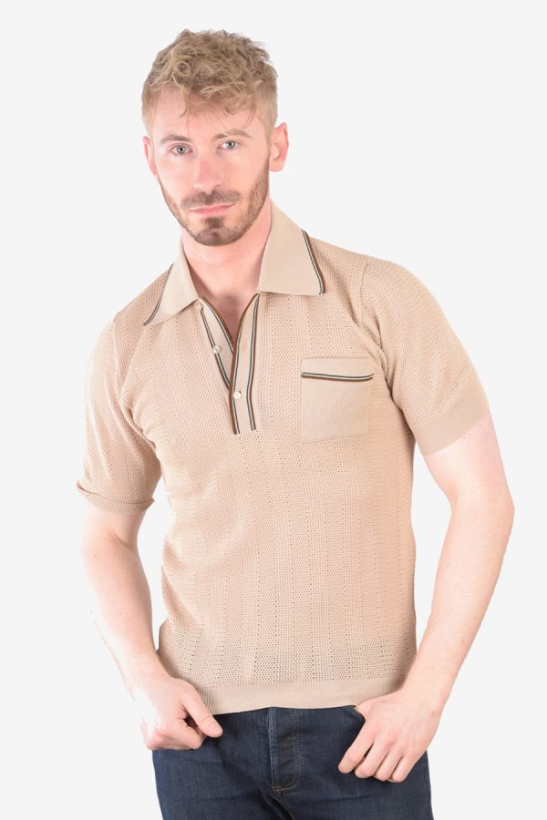 Men's Banlon polo shirt