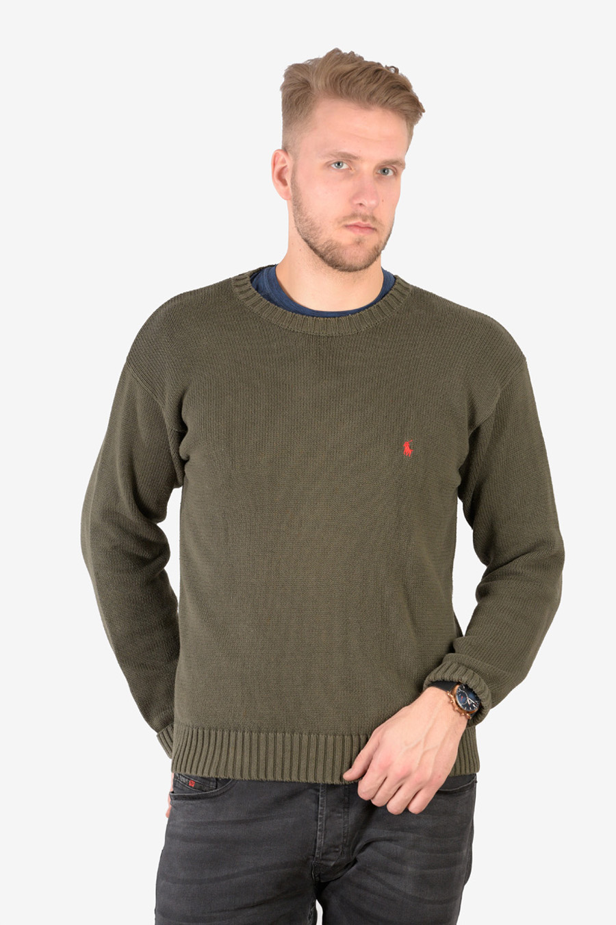 Vintage Ralph Lauren Sweater | Size M - Brick Vintage