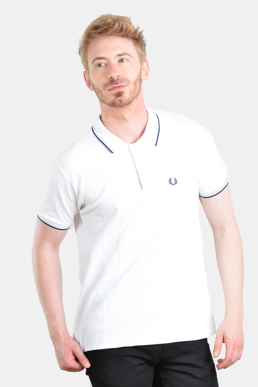 Fred Perry Mens RETRO Blue FRED PERRY T-SHIRT XL 