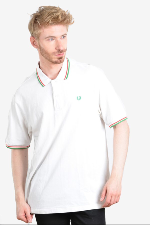 Vintage Fred Perry white polo shirt
