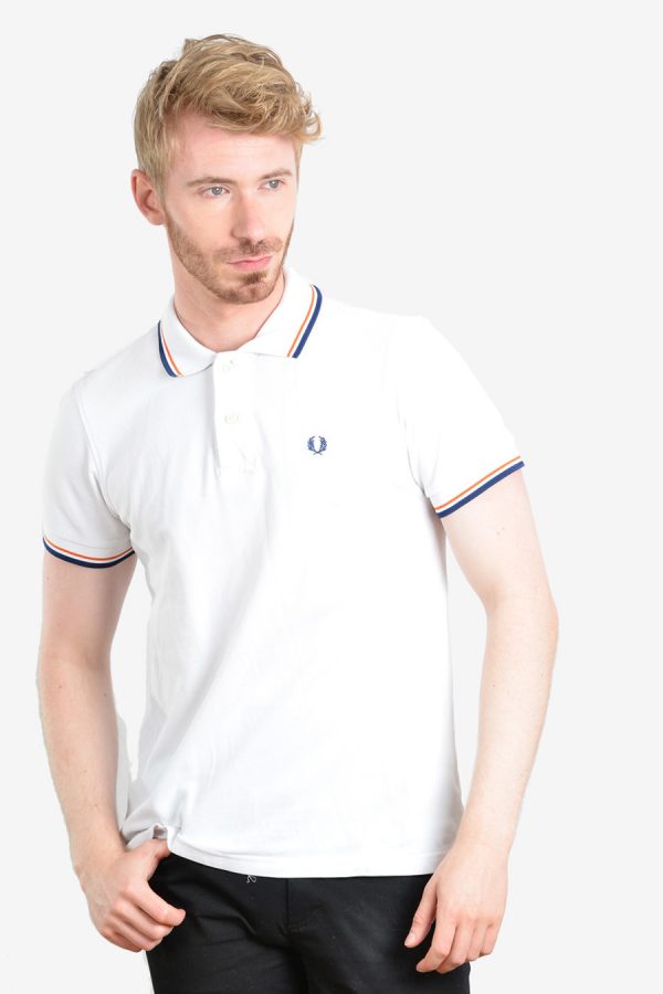 Vintage Fred Perry white polo shirt