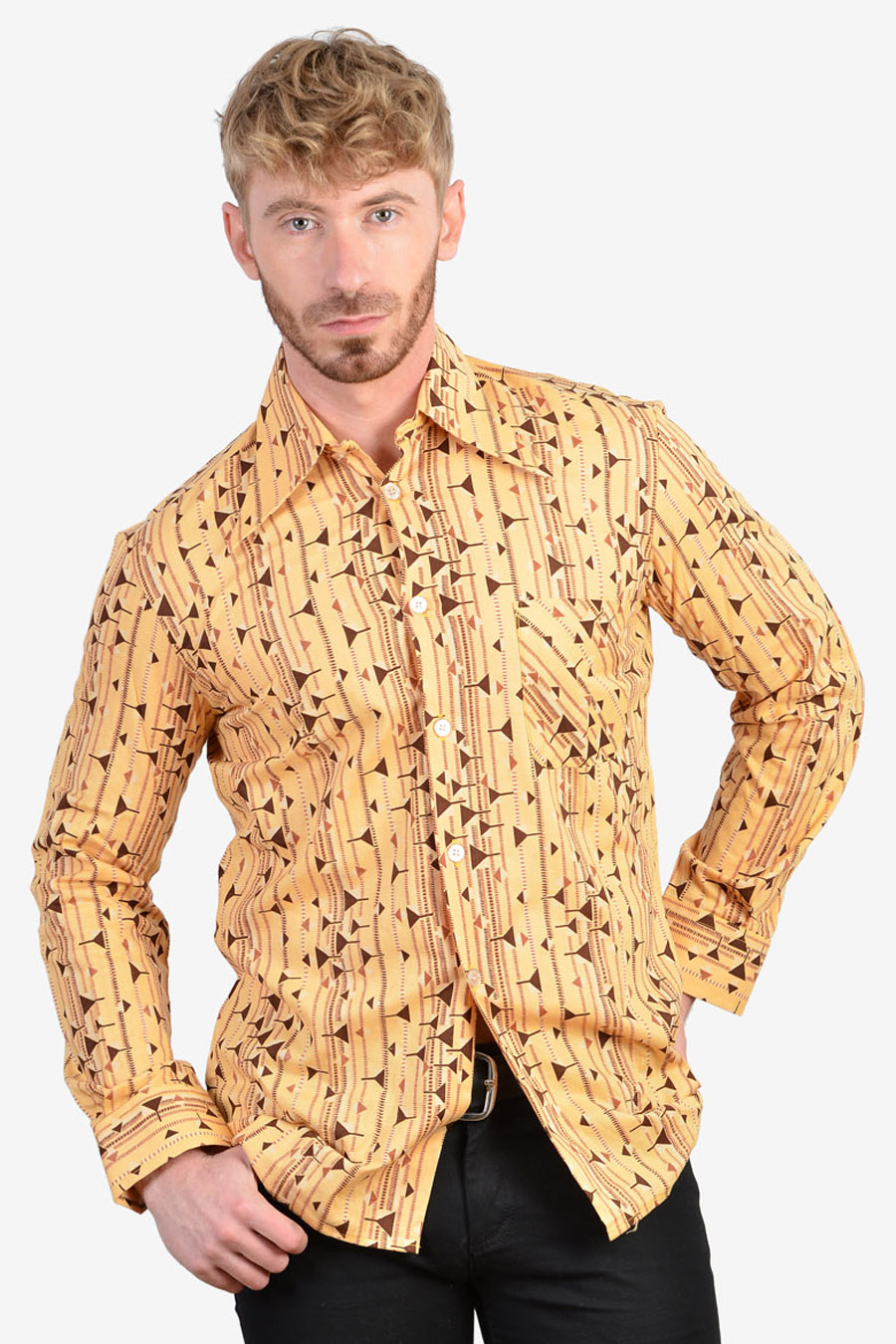 Vintage 1970 Shirt : B8800 Grandma Flowy Racerback 1970 Polyblend Sweethearts Thankful 40th