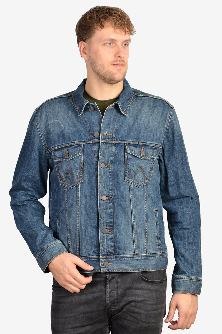 Vintage Wrangler Denim Jacket | Size XL - Brick Vintage