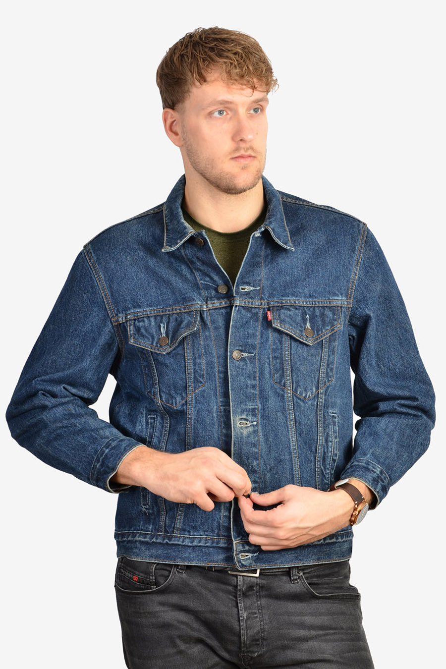 Vintage Levi's 70550 Blue Denim Jacket 