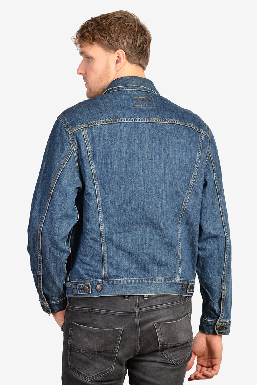 Vintage Levi 70550 Blue Denim Jacket | Size L - Brick Vintage
