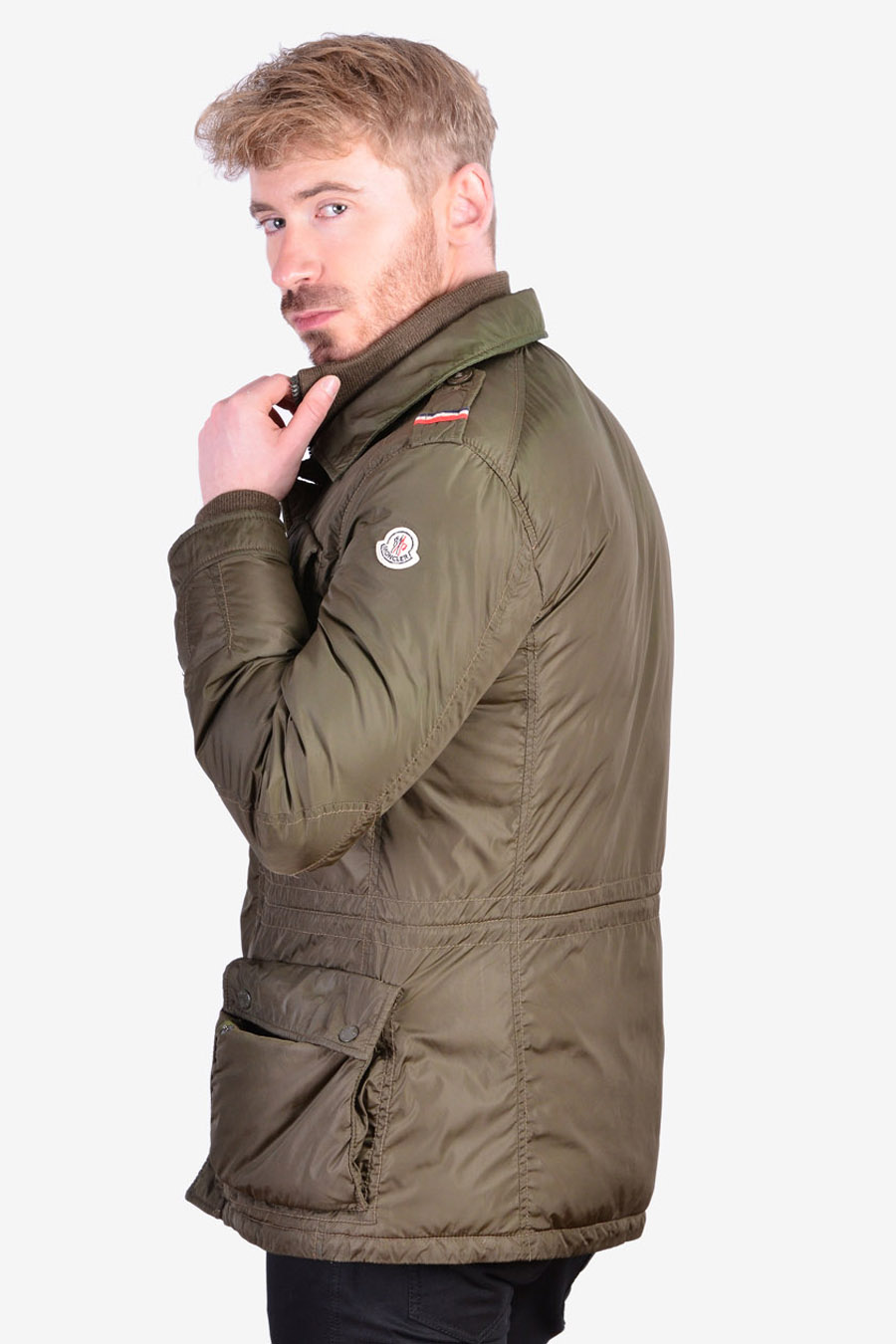 Moncler Norme Afnor G32-003 Green Coat | Size S
