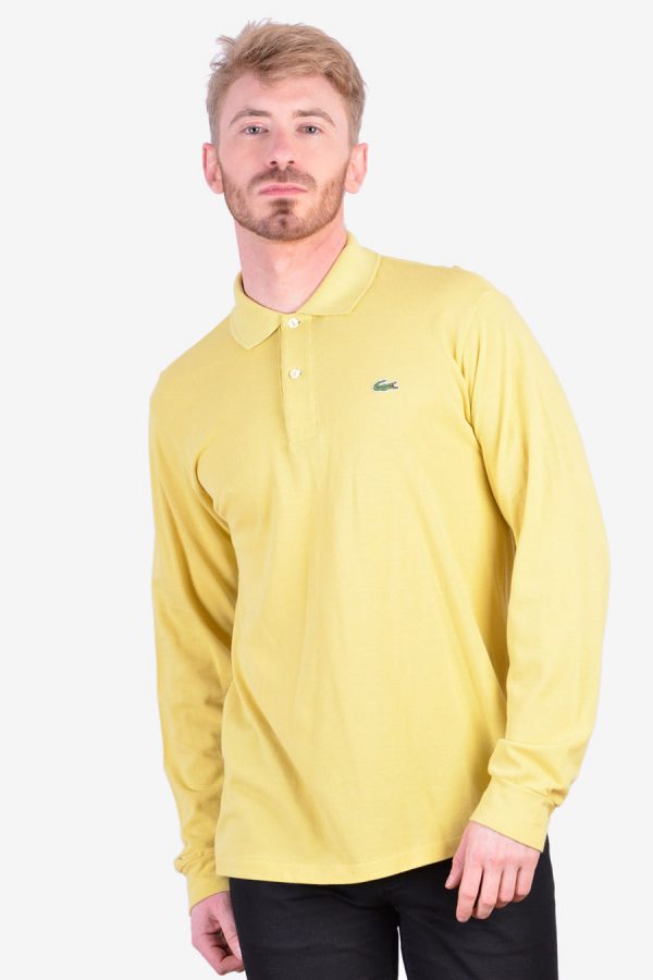 Vintage Lacoste long sleeved polo shirt