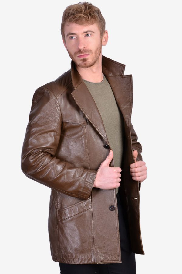 Vintage men's 1970's leather jacket