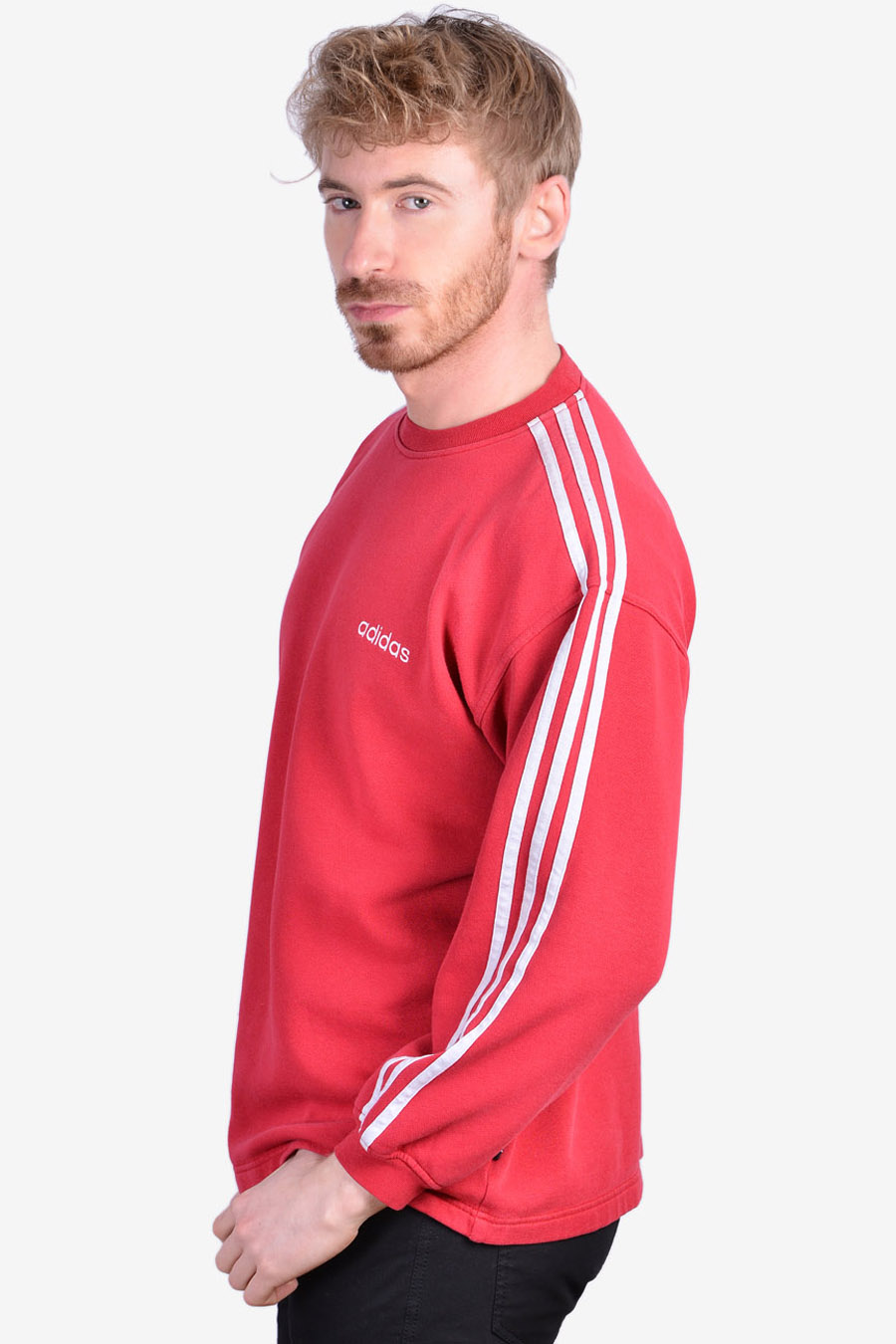 Vintage Adidas Red Sweatshirt | Size M - Brick Vintage
