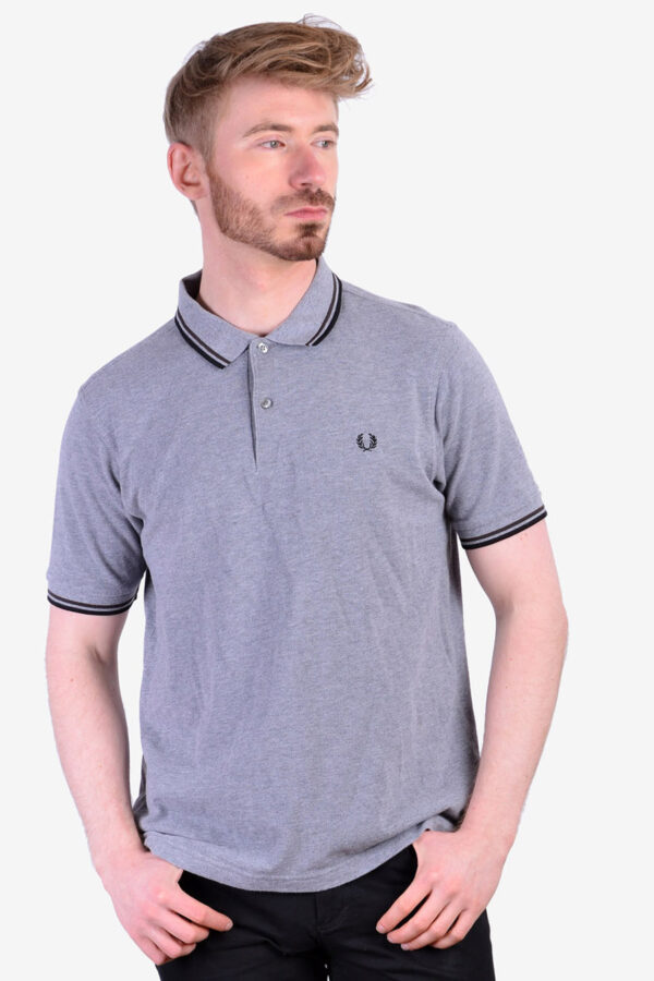 Vintage Fred Perry grey polo shirt